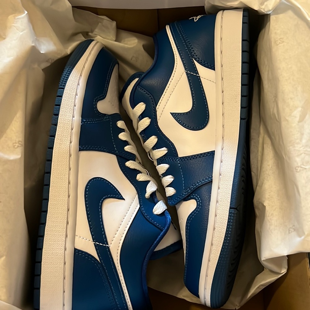 Sold out women’s marina blue Jordans